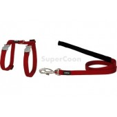 Red Dingo Cat Harness And Lead - Red